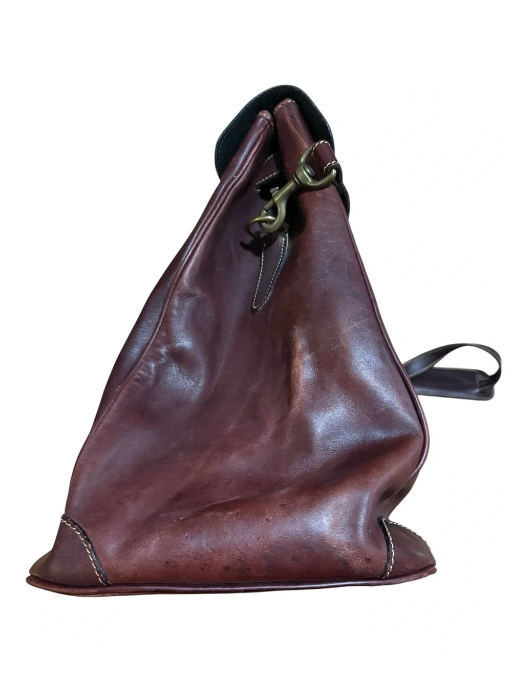 Vintage Holland Brothers Leather Polo Bag